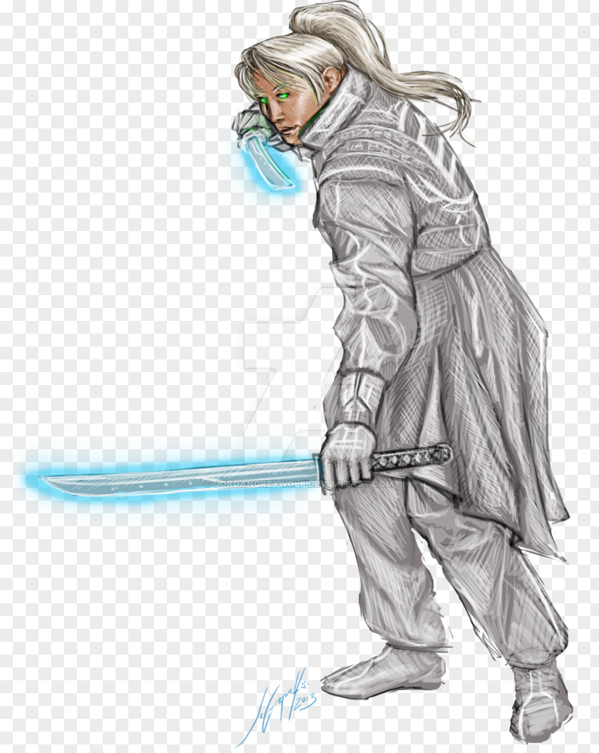 Sci Fi User Interface Sword Homo Sapiens Legendary Creature Sketch PNG