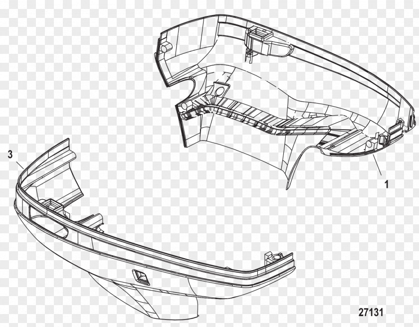 Mercury Marine Boat Automotive Design Sketch PNG