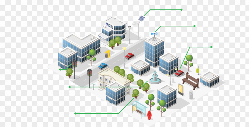 Smart Cities Computer Network Business Download Optical Fiber PNG
