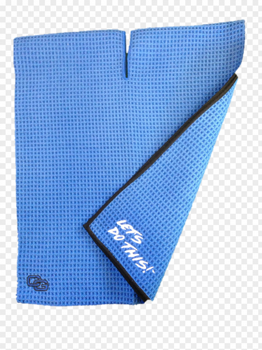 Towel Golf Electric Blue Cobalt Book PNG