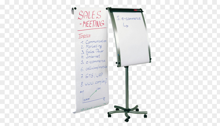 Flip Over Chart Paper Easel Office Supplies Steel PNG