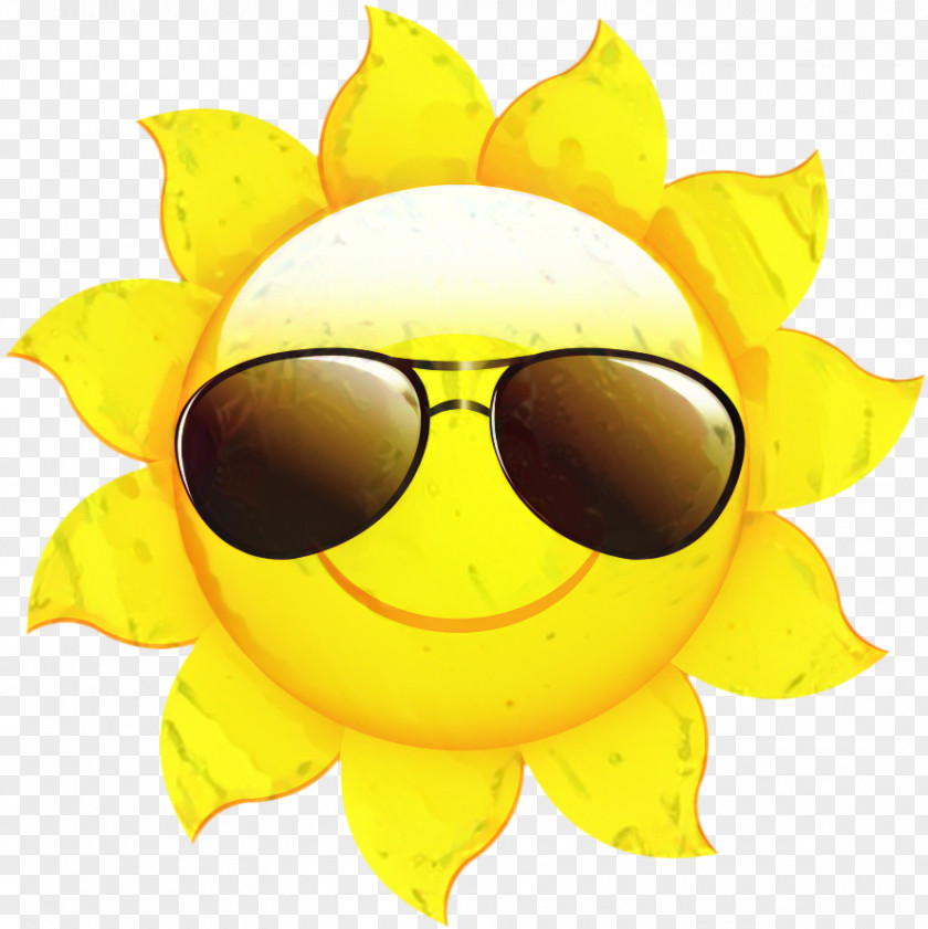Flower Happy Sunglasses Drawing PNG