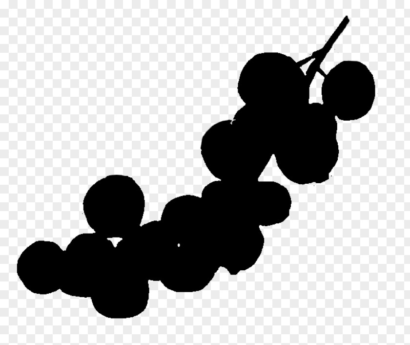 Food Blackandwhite Grape Cartoon PNG