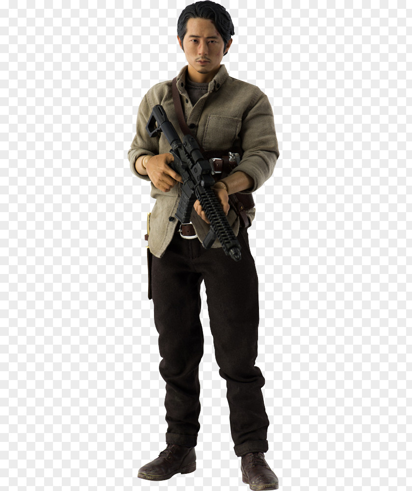 Glenn Rhee Steven Yeun The Walking Dead Action & Toy Figures 1:6 Scale Modeling PNG