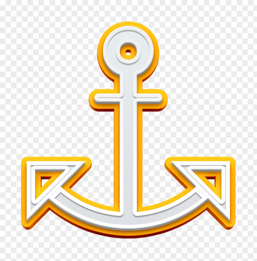 Symbol Text Grappling Iron Icon Marine Sea PNG