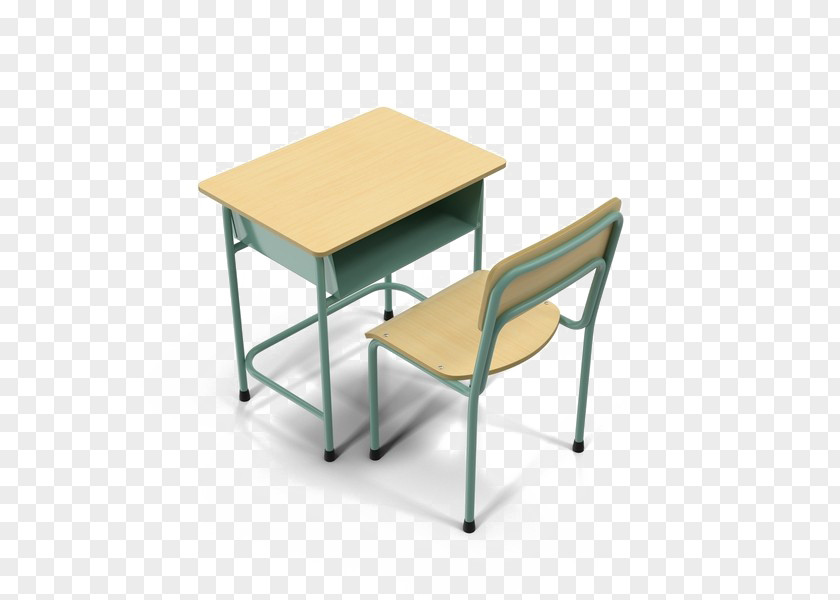 Table Chair Desk Classroom PNG