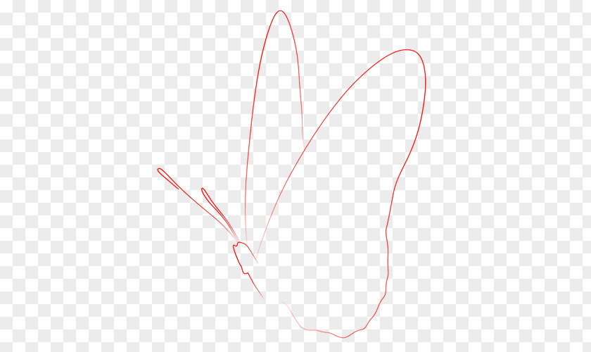 Butterfly Animation Line Finger PNG