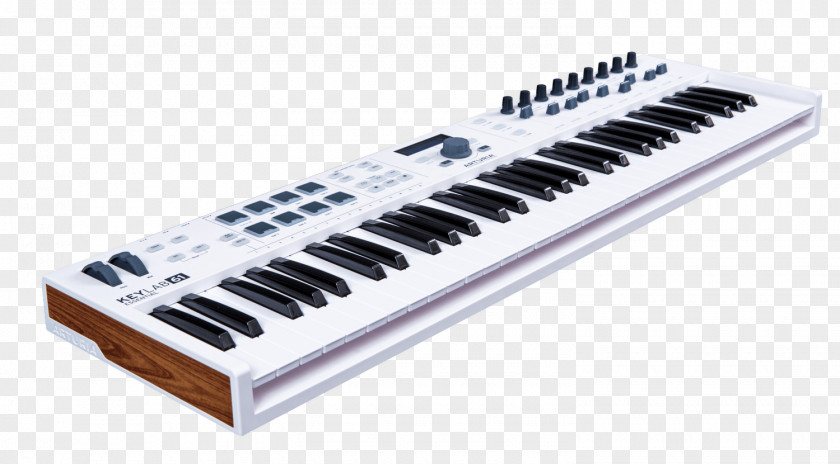 Keyboard MIDI Controllers Arturia Sound Synthesizers PNG