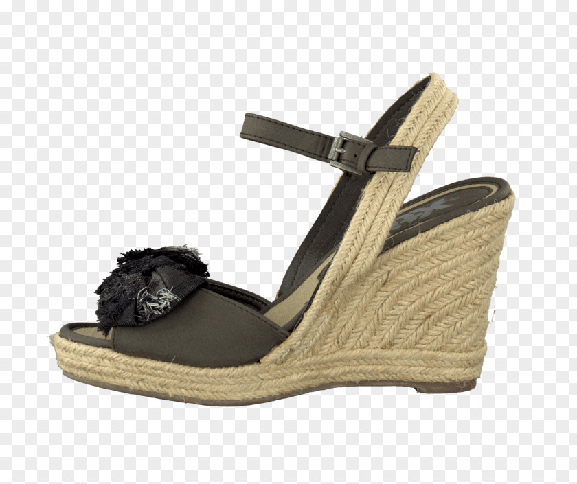 Sandal High-heeled Shoe Slide Beige PNG