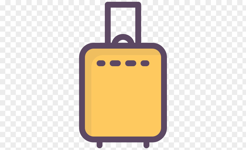 Suitcase Clipart Flight Travel Baggage PNG