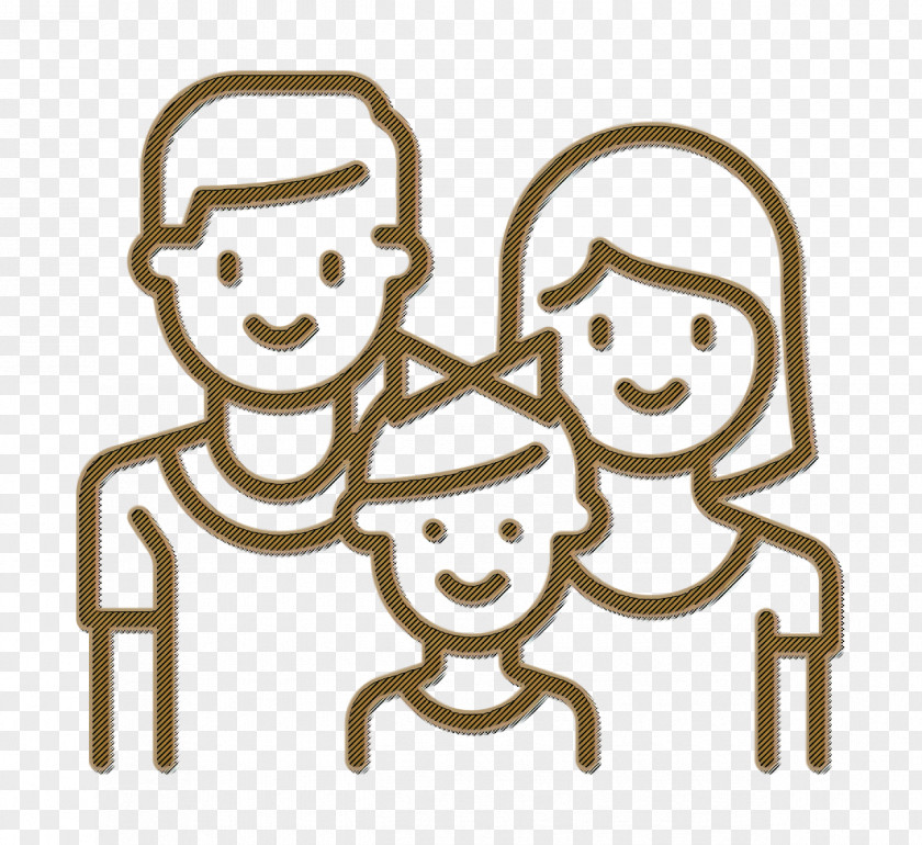 Gesture Happy Family Icon Love PNG