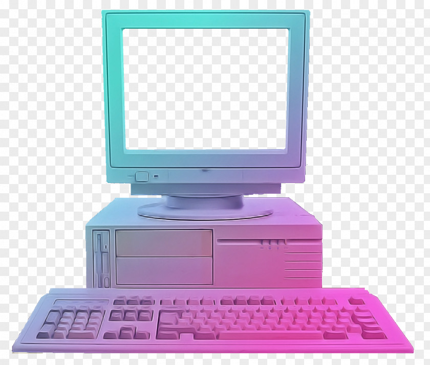 Vaporwave Computer Monitor Icon Seapunk PNG