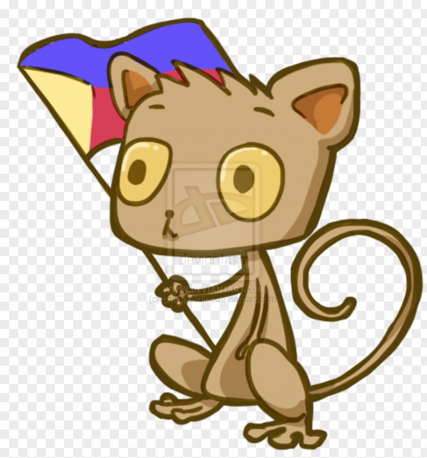 Cat Whiskers Tarsier Cartoon Drawing Clip Art PNG