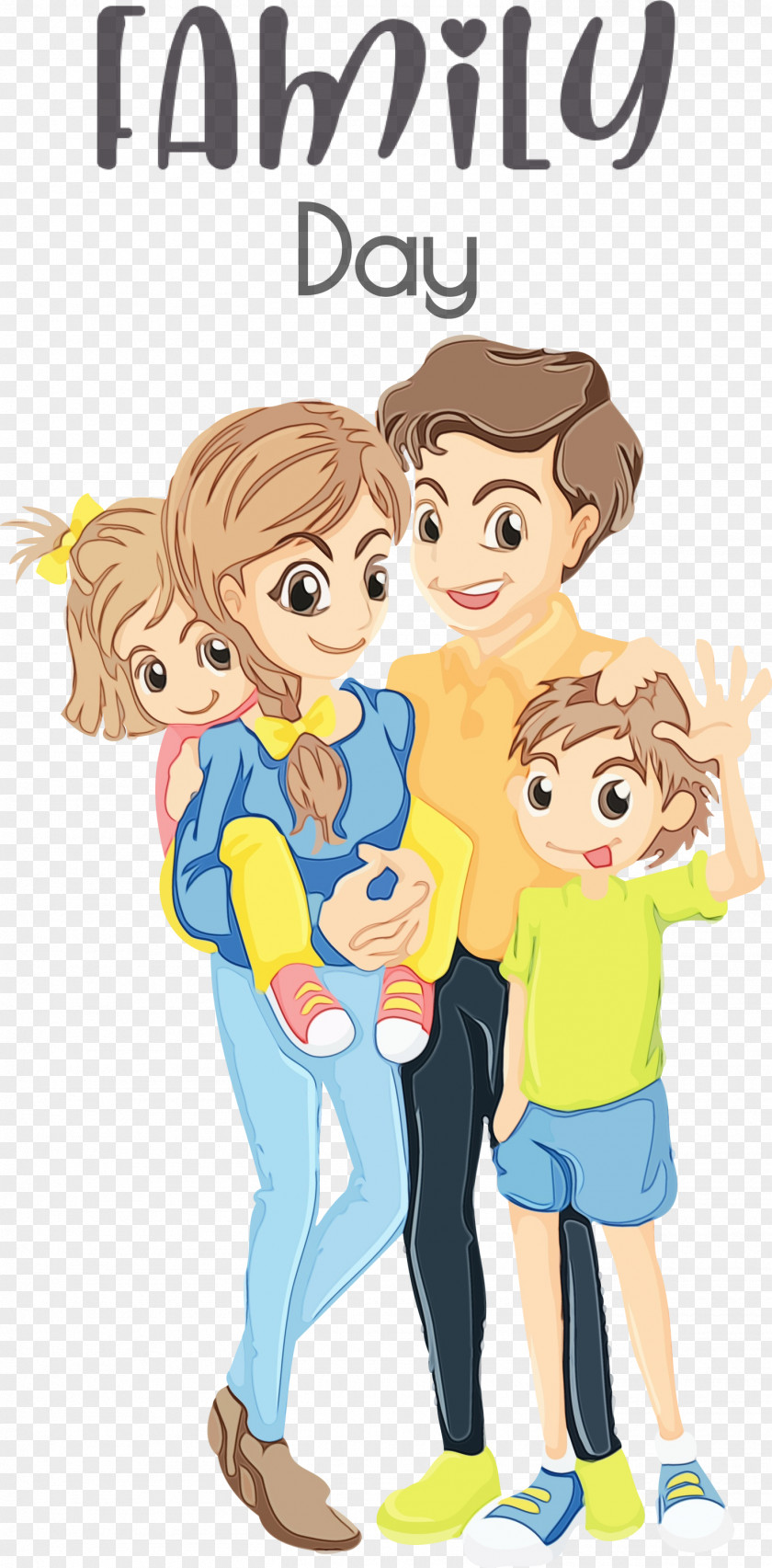 Family Cartoon Drawing Sibling PNG