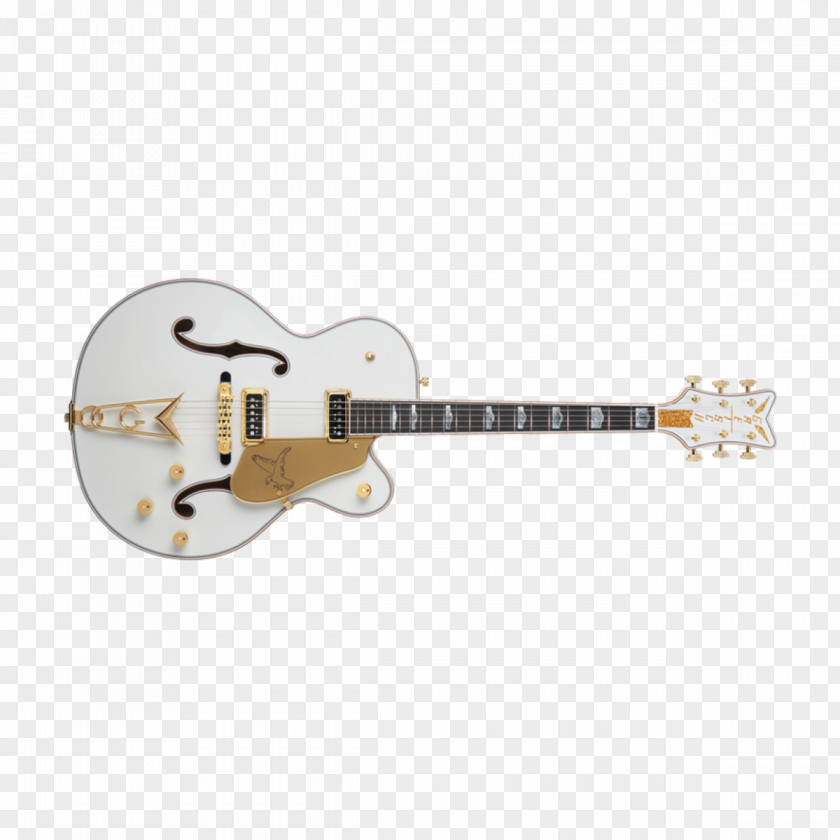 Guitar Gretsch White Falcon Electric String Instruments PNG