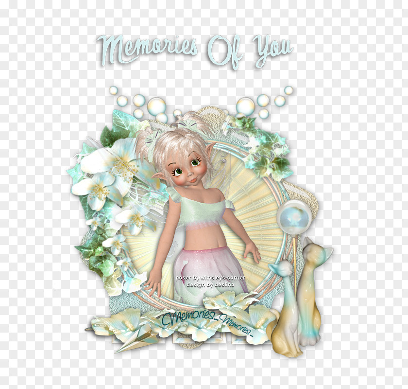 Ins Picture Frames Figurine Turquoise Angel M PNG
