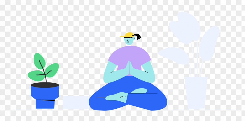 Meditating At Home Rest Relax PNG