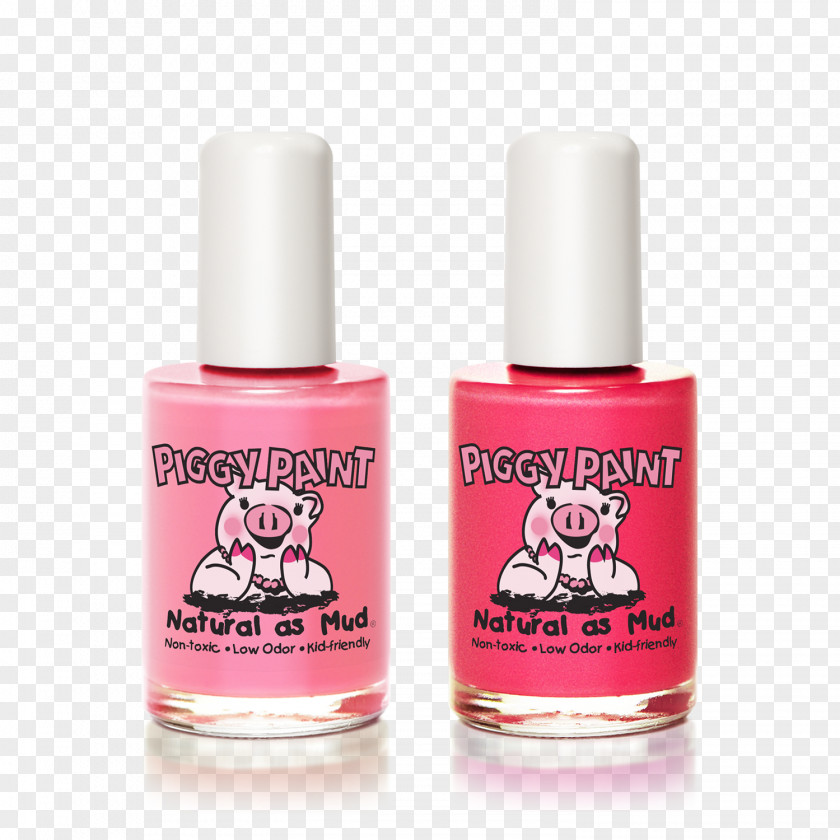 Pink Nails Piggy Paint Nail Polish Salon Manicure PNG