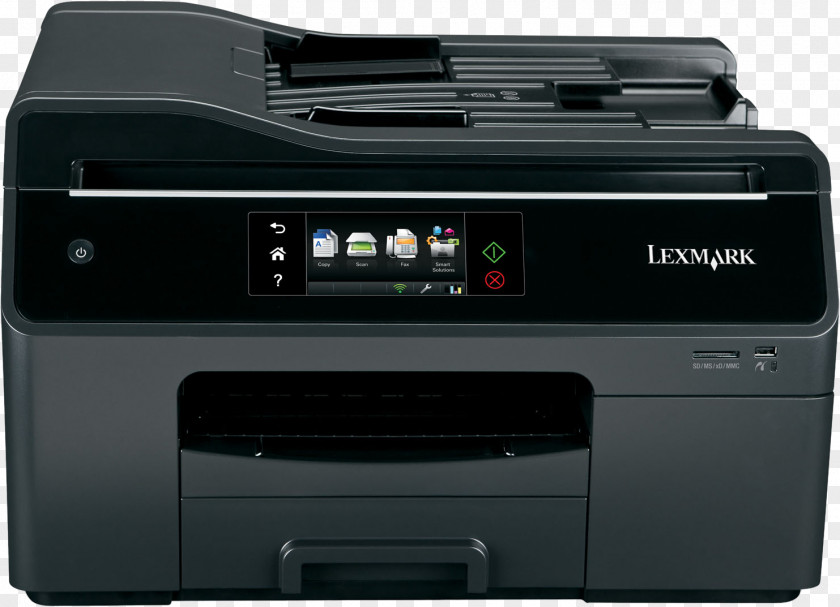 Printer Inkjet Printing Lexmark OfficeEdge Pro5500 MarkNet N8352 PNG
