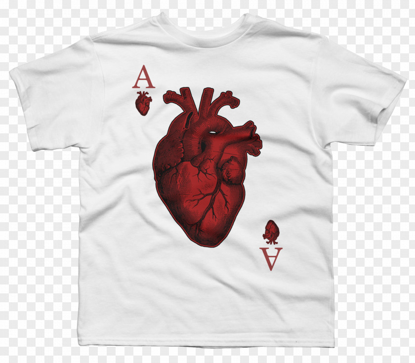 T-shirt Ace Of Hearts Top PNG