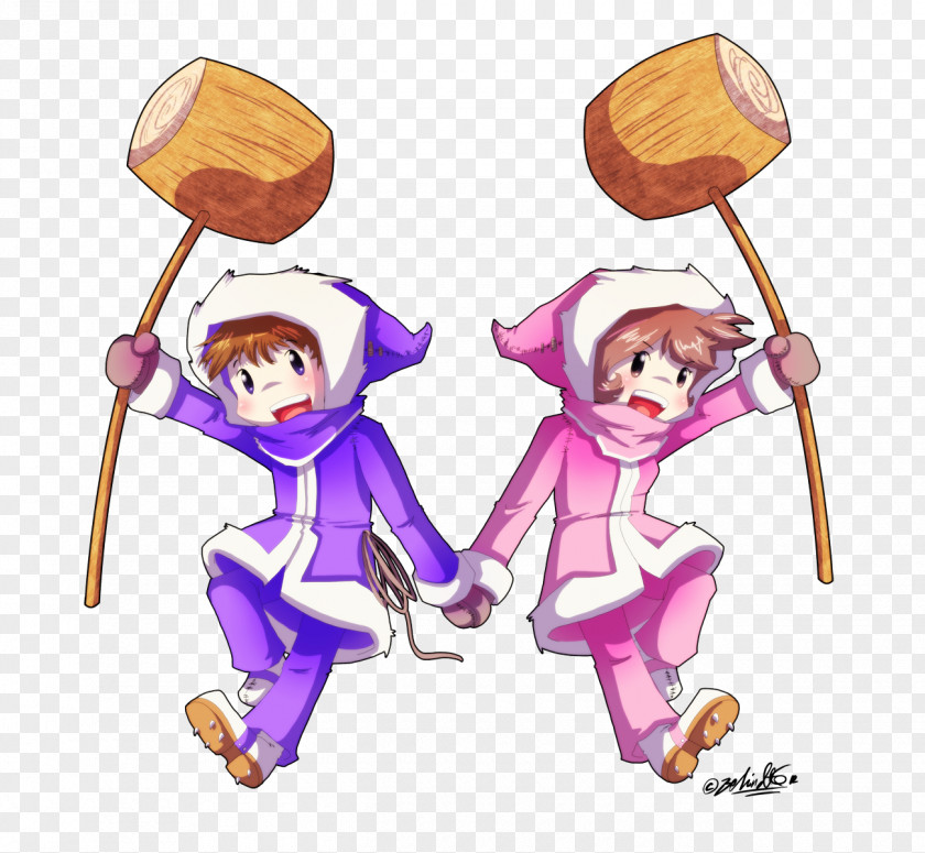 Teamwork Wallpaper Ice Climber Super Smash Bros. Brawl Climbing Popo PNG