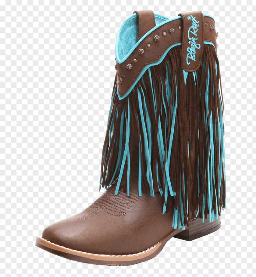 Continental Fringe Cowboy Boot Wellington High-heeled Shoe PNG