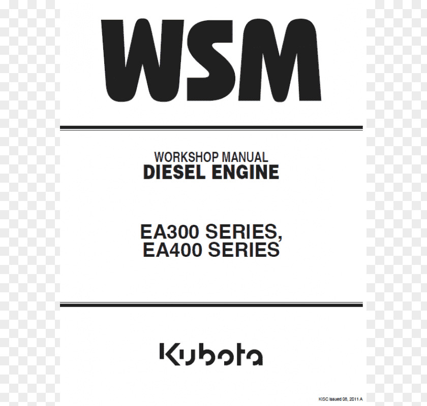 Diesel Works Kubota Corporation Engine Tractor Excavator PNG
