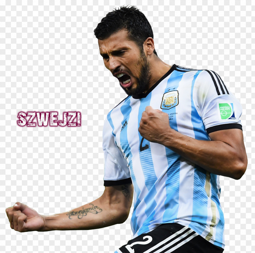 Ezequiel Garay Argentina National Football Team Jersey Sportswear DeviantArt PNG