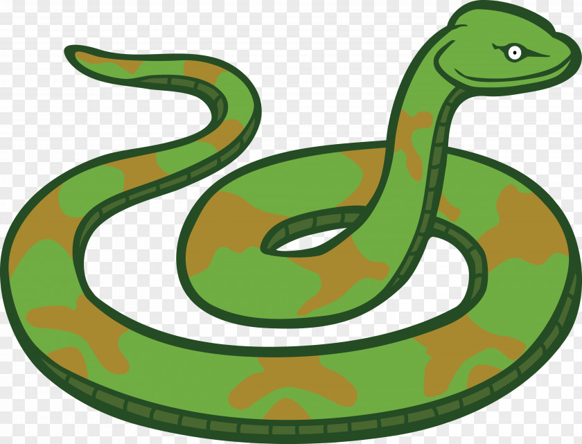 Anaconda Smooth Green Snake Vipers Reptile Clip Art PNG
