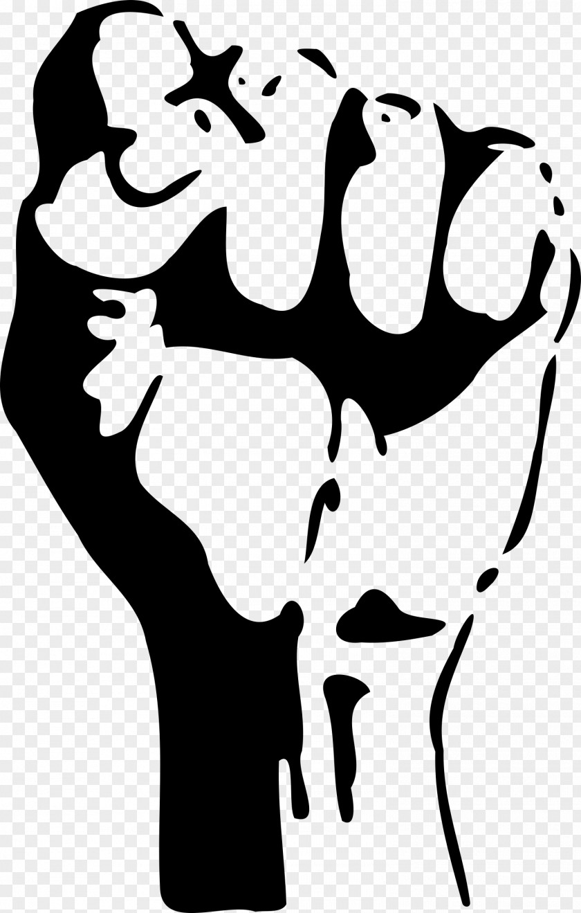 Punch Raised Fist Clip Art PNG