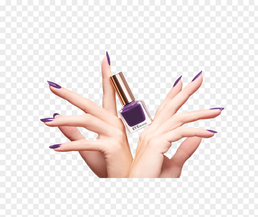 Twilight Purple Nail Manicure Polish New York City PNG