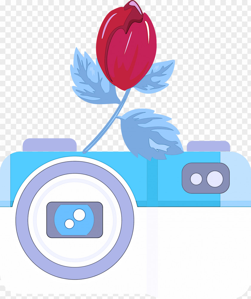 Camera Flower PNG