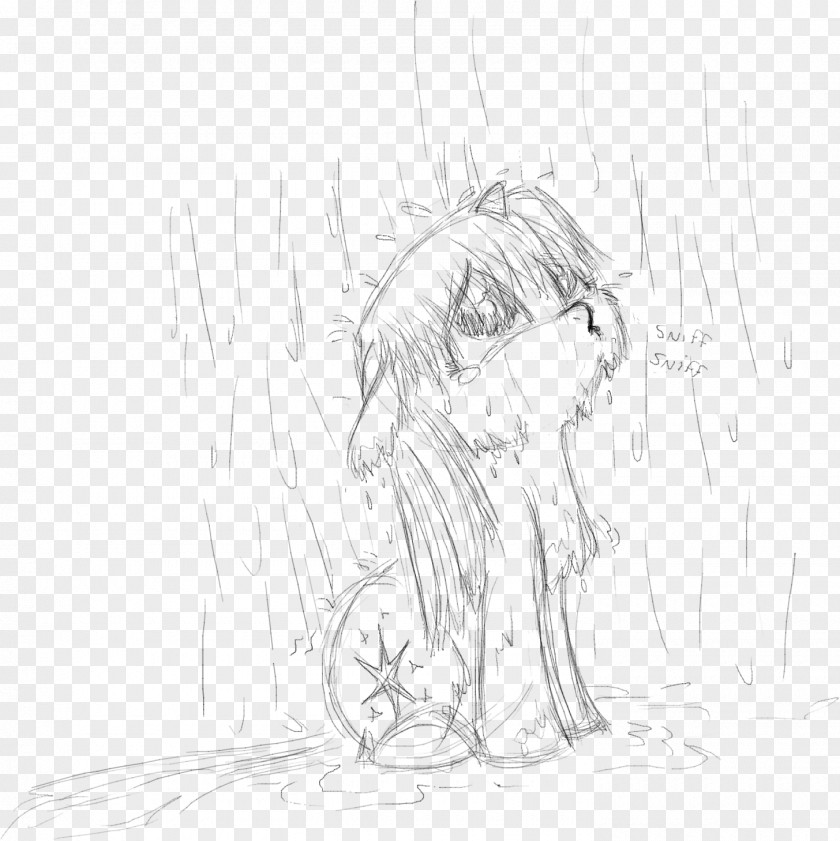 Raindrops Material Drawing Line Art Sketch PNG