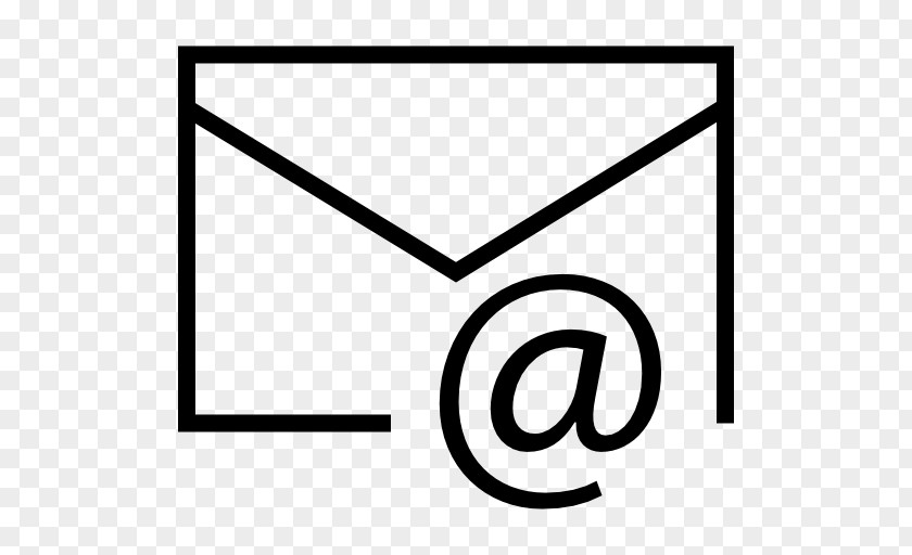 Square Black Email Download Clip Art PNG