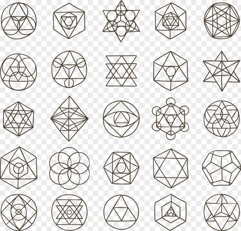 Ancient Mysterious Symbols Alchemical Symbol Alchemy Euclidean Vector Vecteur PNG