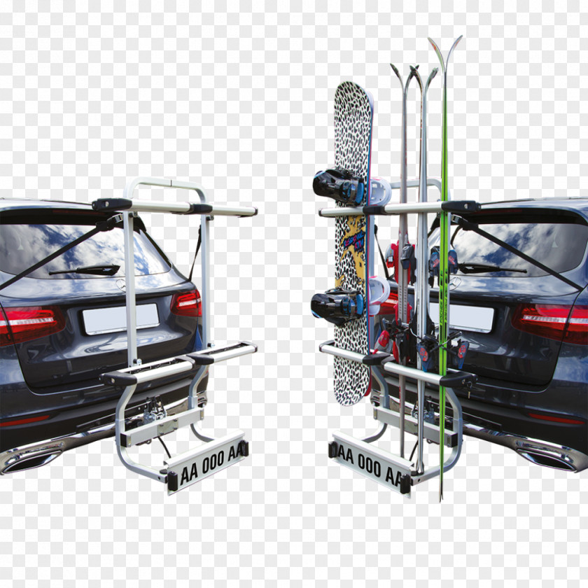 Car Skiing Snowboard Tow Hitch PNG