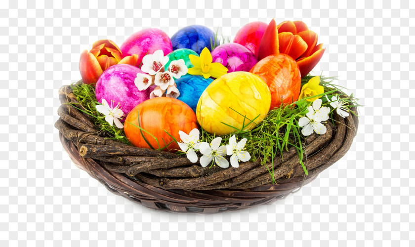 Easter Basket Egg Das Osternest PNG