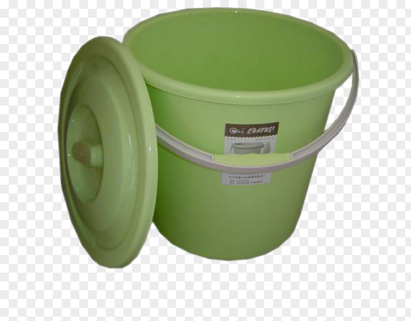 Green Plastic Bucket Barrel Packaging And Labeling PNG