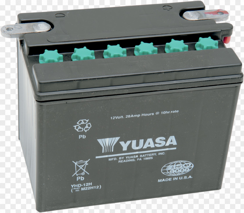 Motorcycle Electric Battery Yuasa Y60-n24l-a GS Rechargeable PNG