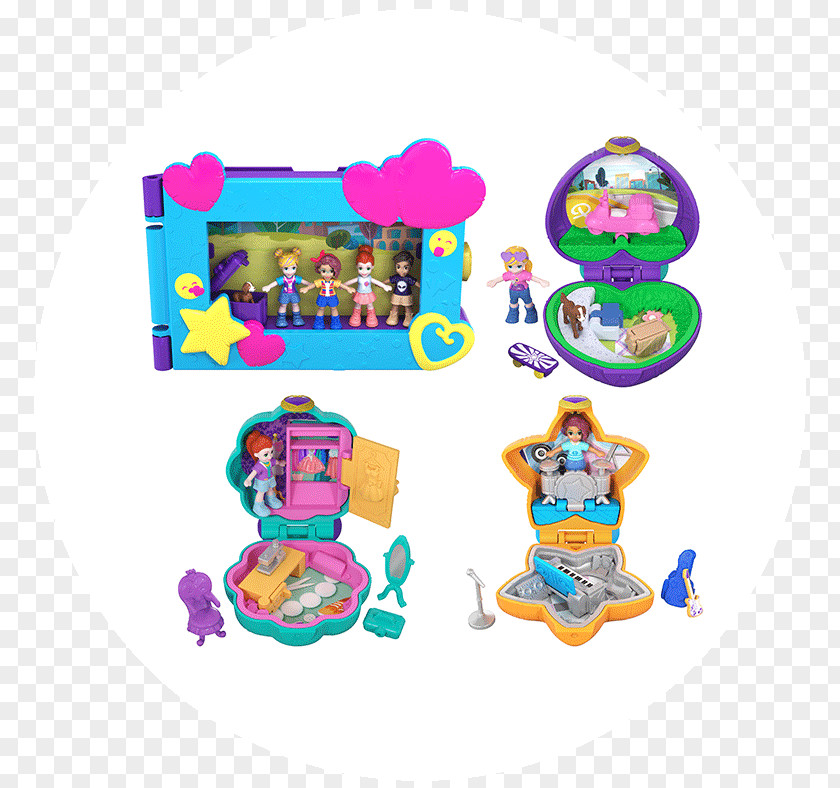 Polly Pocket Playset Toy Doll Mattel PNG