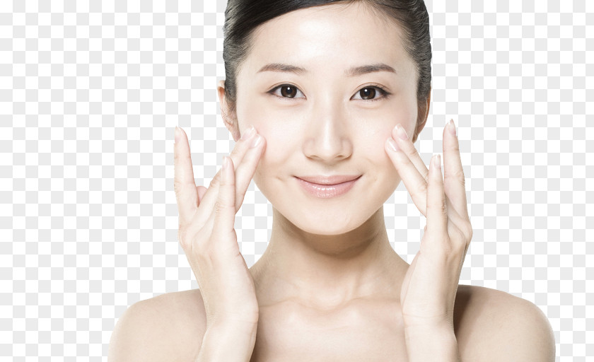 Skincare Model Skin Care Cleanser Exfoliation Complexion PNG
