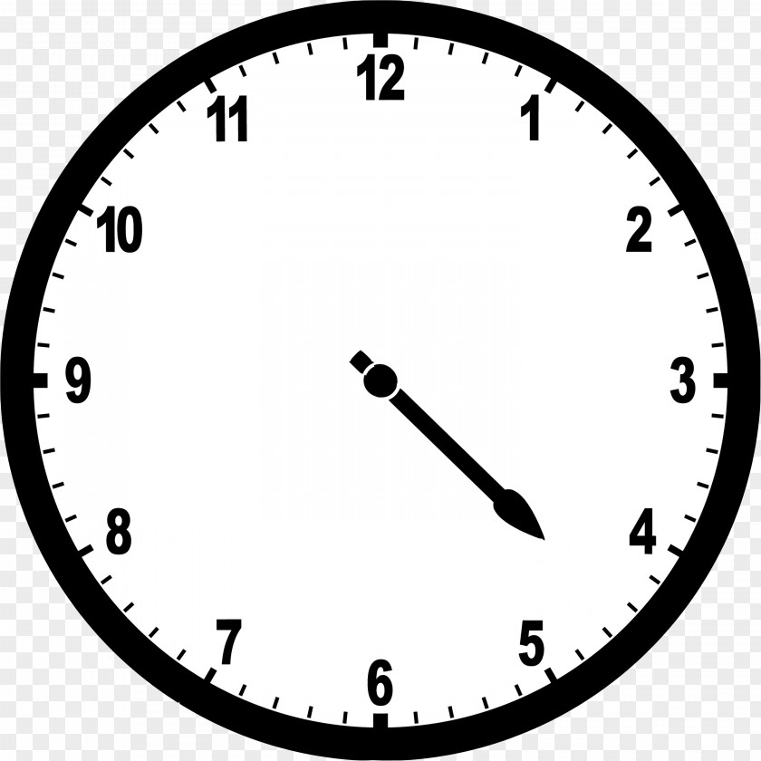 Time Digital Clock Face 12-hour Alarm Clocks PNG