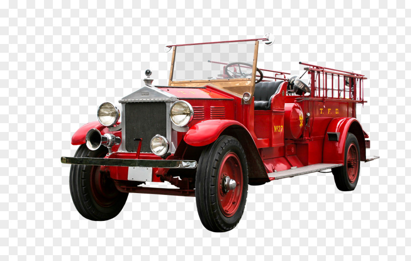 Car Fire Engine Department Vehicle PNG