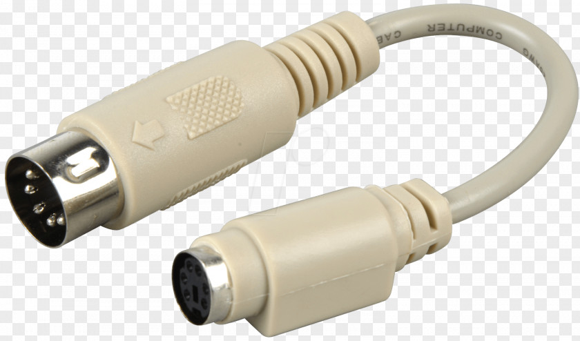 Coaxial Cable PS/2 Port DIN Connector Television Electrical PNG