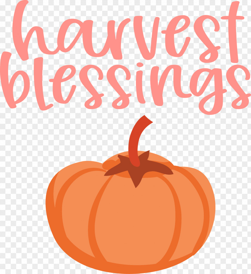 Harvest Blessings Thanksgiving Autumn PNG