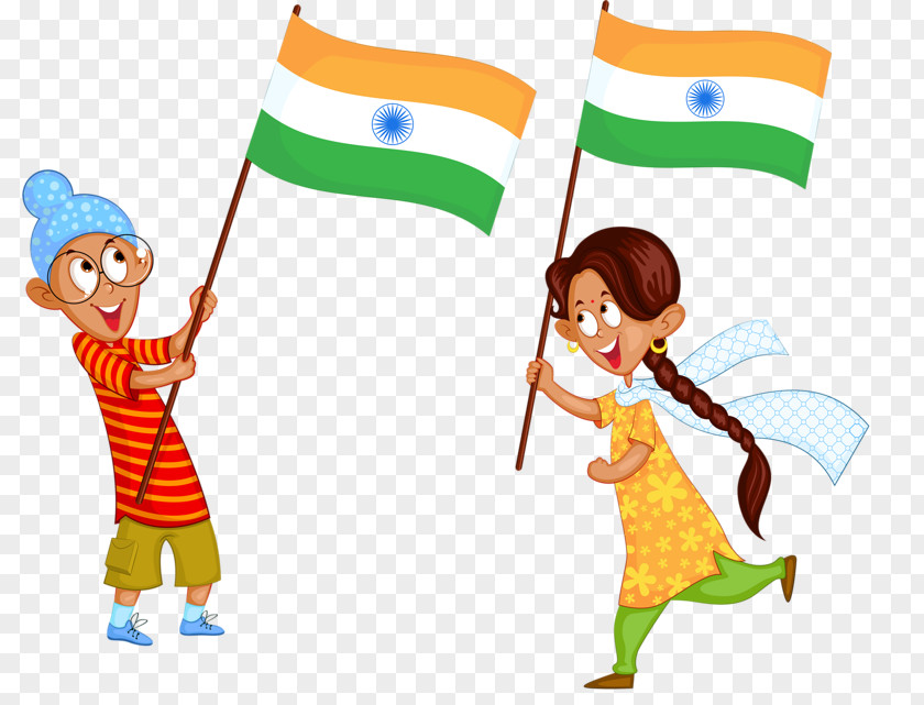 Indian Children Independence Movement Flag Of India PNG