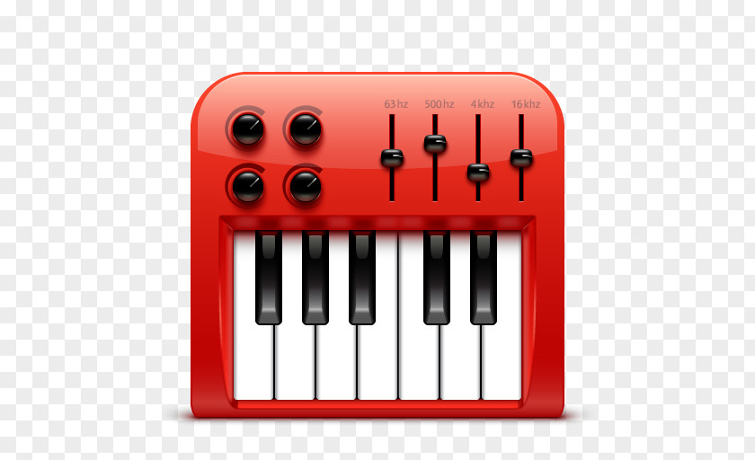 Red Soda Digital Piano Nord Electro Musical Keyboard Electronic MIDI PNG