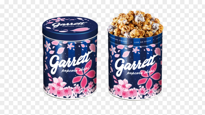 Gourmet Popcorn Garrett Shops ギャレット Cherry Blossom Tokyo PNG