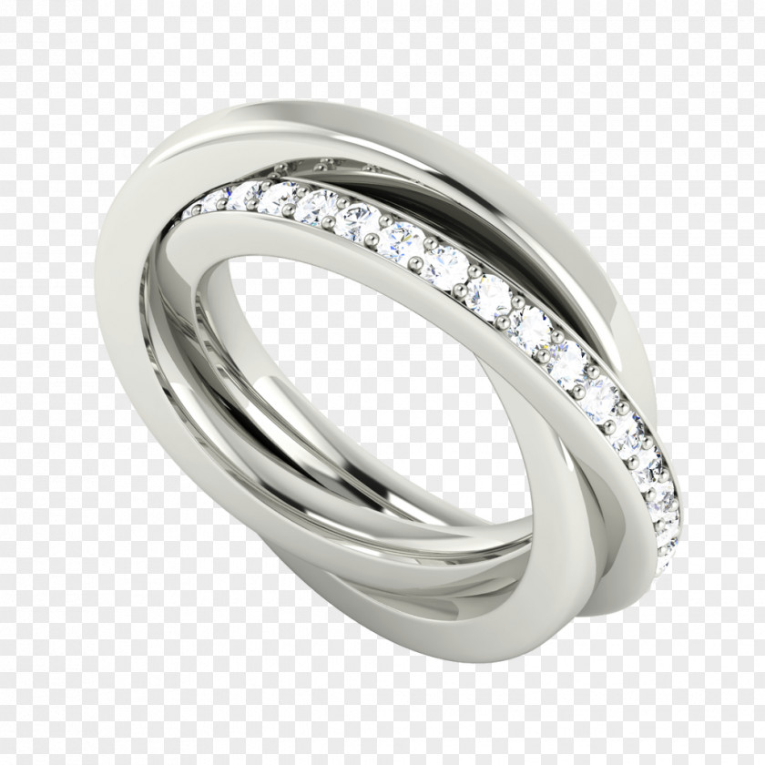 Interlocking Rings Russian Wedding Ring Engagement Gold PNG