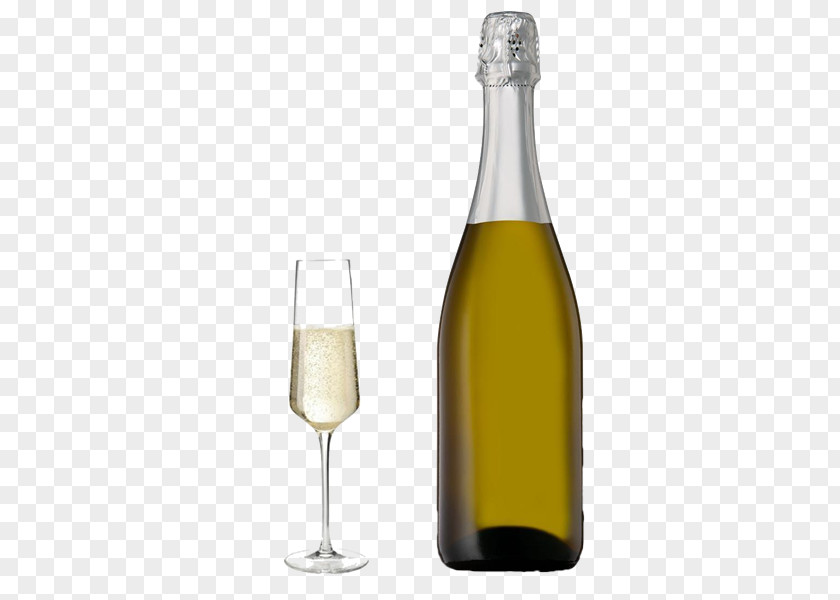 Label Liqueur Champagne Bottle PNG